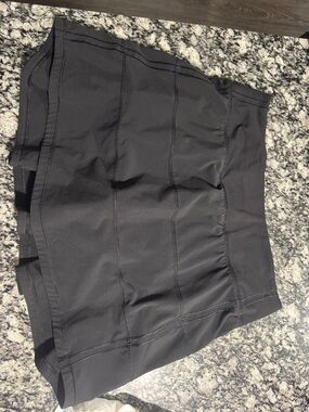 lululemon athletica Black Athletic Skirt with Zipper Pocket